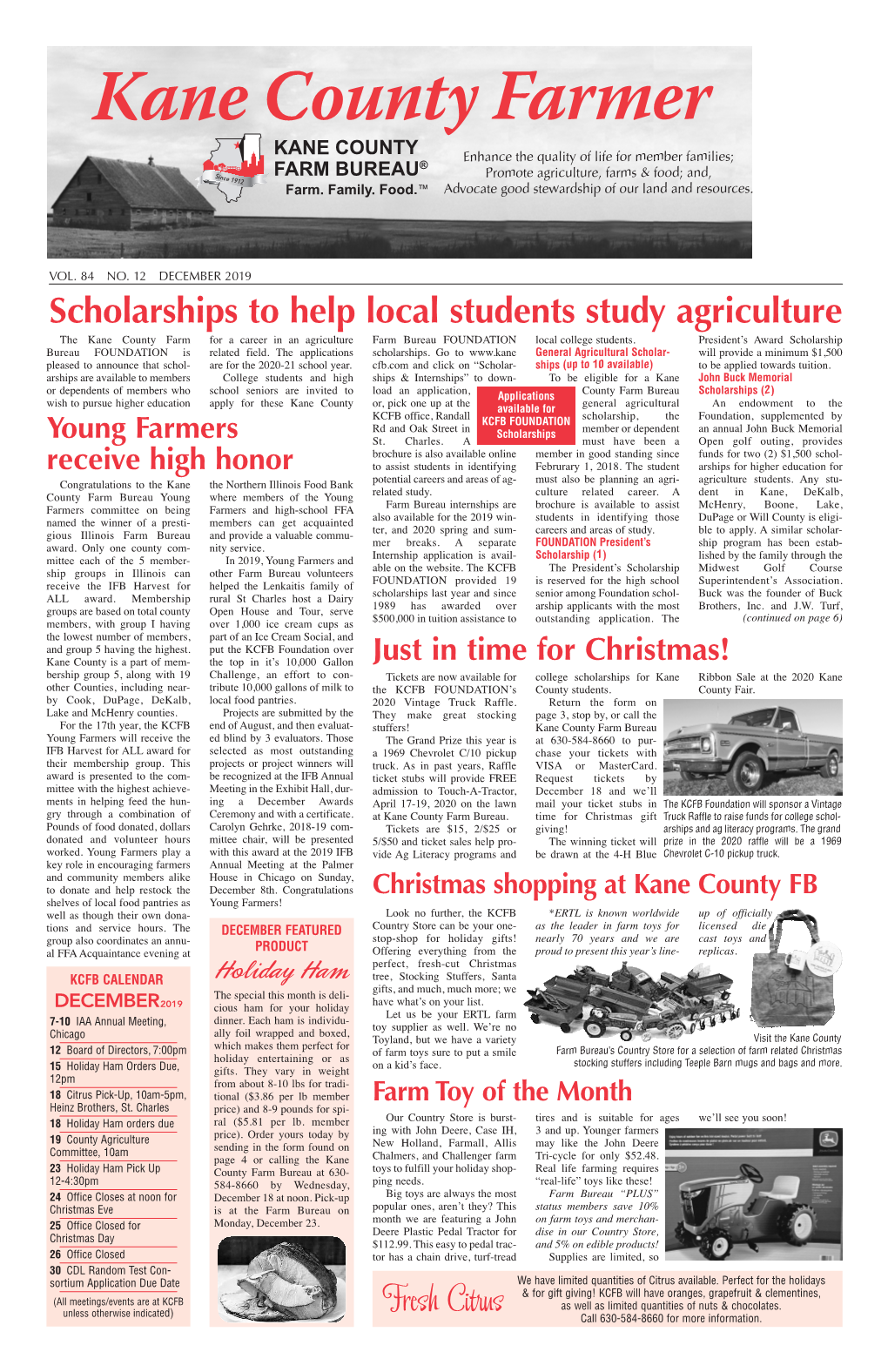 Scholarships to Help Local Students Study Agriculture
