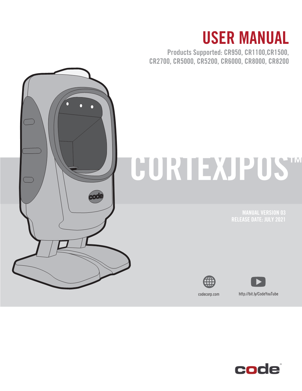 USER MANUAL Products Supported: CR950, CR1100,CR1500, CR2700, CR5000, CR5200, CR6000, CR8000, CR8200