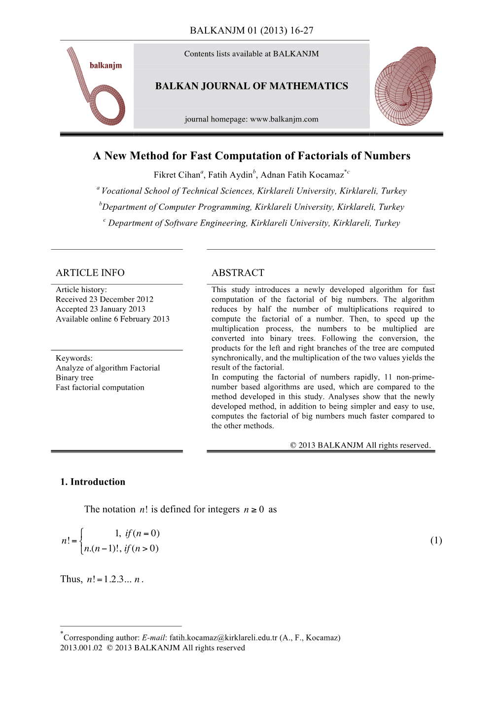 2013.001.02-A New Method for Fast Computation of Factorials of Numbers