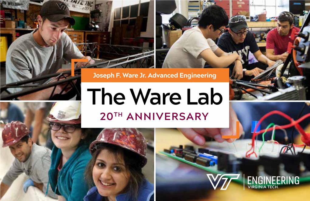The Ware Lab 20TH ANNIVERSARY Joseph F