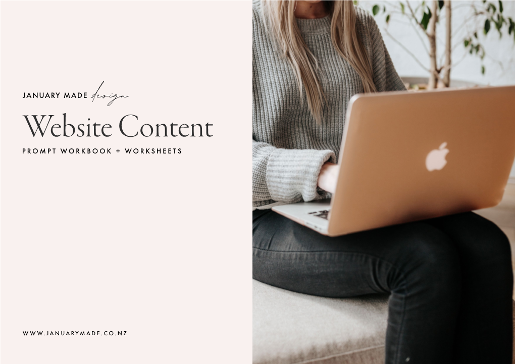 Website Content PROMPT WORKBOOK + WORKSHEETS