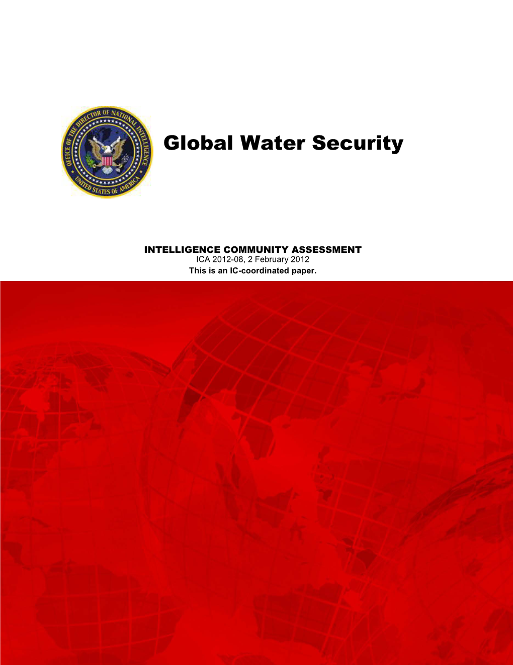 Global Water Security