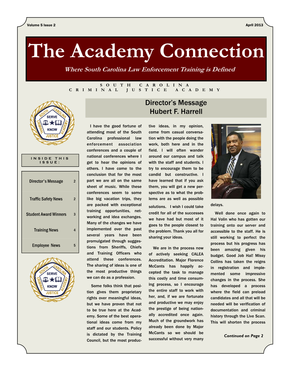 Academy Connection Volume 5 Issue 2 .Pub