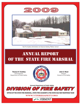 Annual Report of the State Fire Marshal