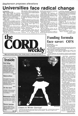 The Cord Weekly (January 19, 1984)