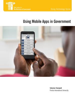 Using Mobile Apps in Government