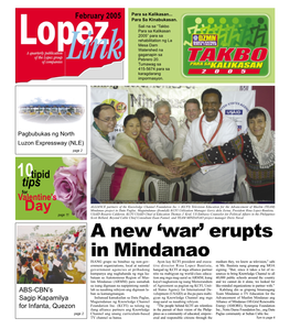 'War' Erupts in Mindanao