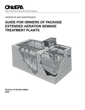 Guide for Owners of Package Extended Aeration Sewage Treatment Plants