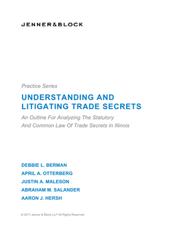 Understanding and Litigating Trade Secrets Under Illinois