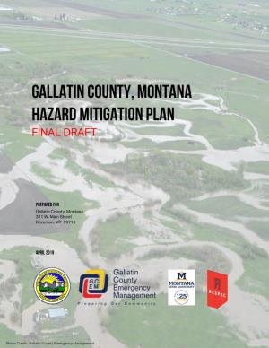 Gallatin County, Montana Hazard Mitigation Plan Final Draft