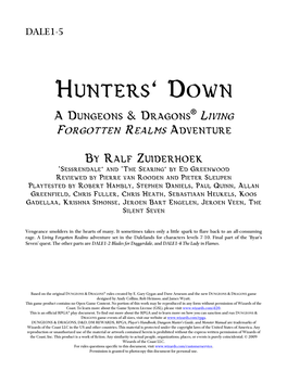 Hunters' Down