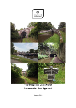 The Shropshire Union Canal Conservation Area Appraisal
