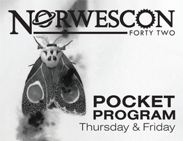 Pocket Program Thursday/Friday