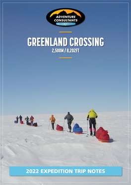 Greenland Crossing 2,500M / 8,202Ft