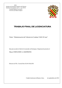 Trabajo Final De Licenciatura