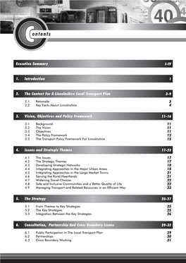 1St Local Transport Plan