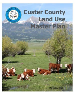 Custer County Land Use Master Plan
