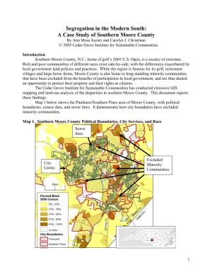Southern Moore County Case Study
