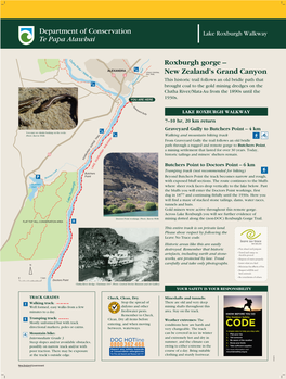 Roxburgh Gorge – New Zealand's Grand Canyon