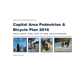Capital Area Pedestrian & Bicycle Plan 2016