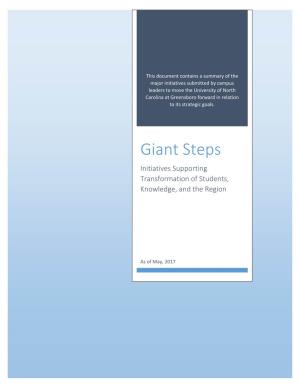 Giant Steps Initiatives Supporting Transformation of Students