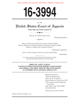 Amicus Briefs on Many First Amendment Issues, Including the Right to Record Police