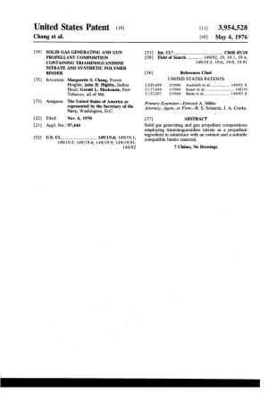 United States Patent (19) 11 3,954,528 Chang Et Al