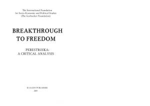 Breakthrough to Freedom