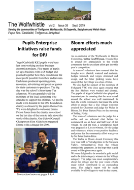 Pupils Enterprise Initiatives Raise Funds for DPJ Bloom Efforts Much