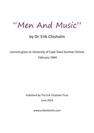 “Men and Music”