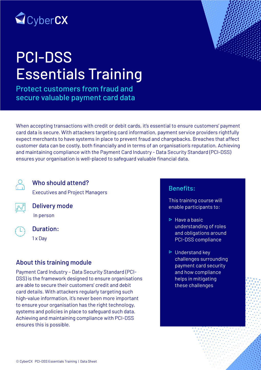 PCI-DSS Essentials Training Protect Customers from Fraud and Secure Valuable Payment Card Data