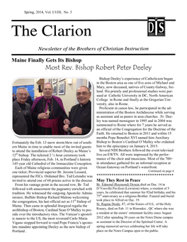 Clarion Spring 2014 March