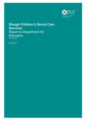 Slough Children's Social Care Services