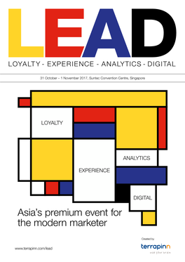 Asia's Premium Event for the Modern Marketer