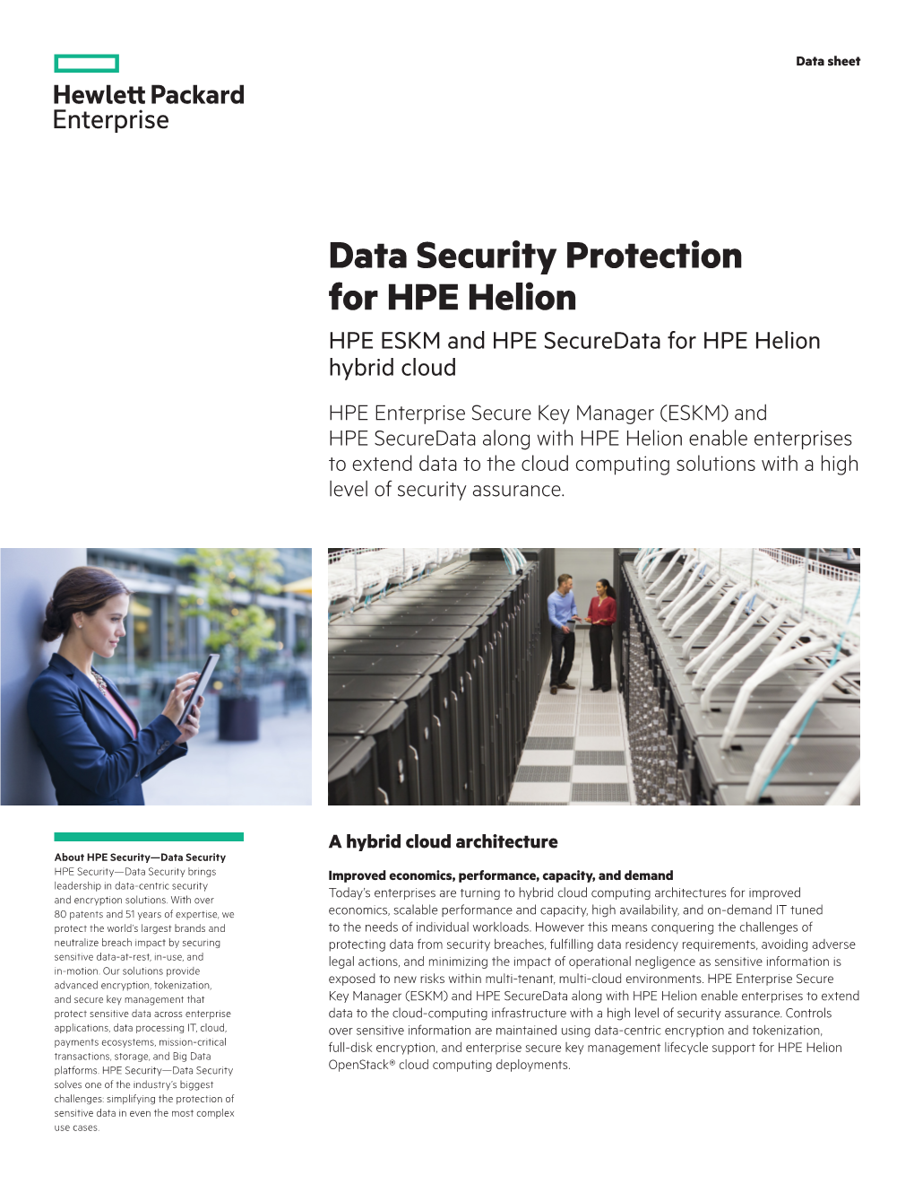 Data Security Protection for HPE Helion