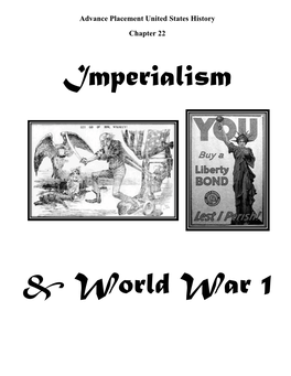 Imperialism & World War 1