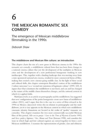 Middlebrow Cinematic Identity Formations Are Located in the Realm of ‘Quality’ Romantic Sex Comedies
