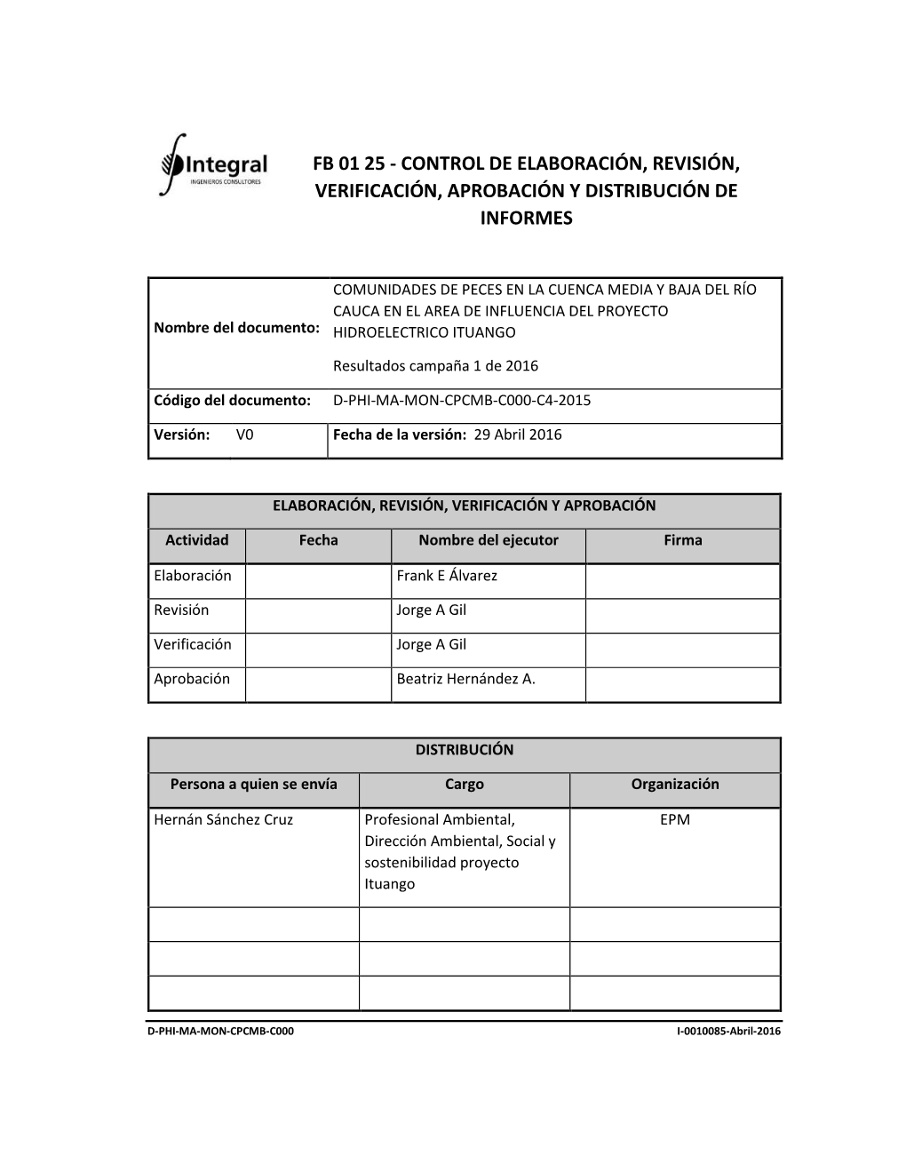 Fb 01 25 - Control De Elaboración, Revisión