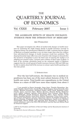 The Aggregate Effects of Health Insurance: Evidence from the Introduction of Medicare*