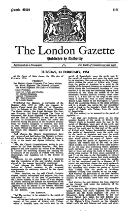 The London Gazette B?