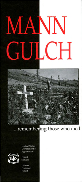 Brochure for Visitors to Mann Gulch, USFS 1997