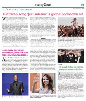 Jerusalema’ Is Global Lockdown Hit