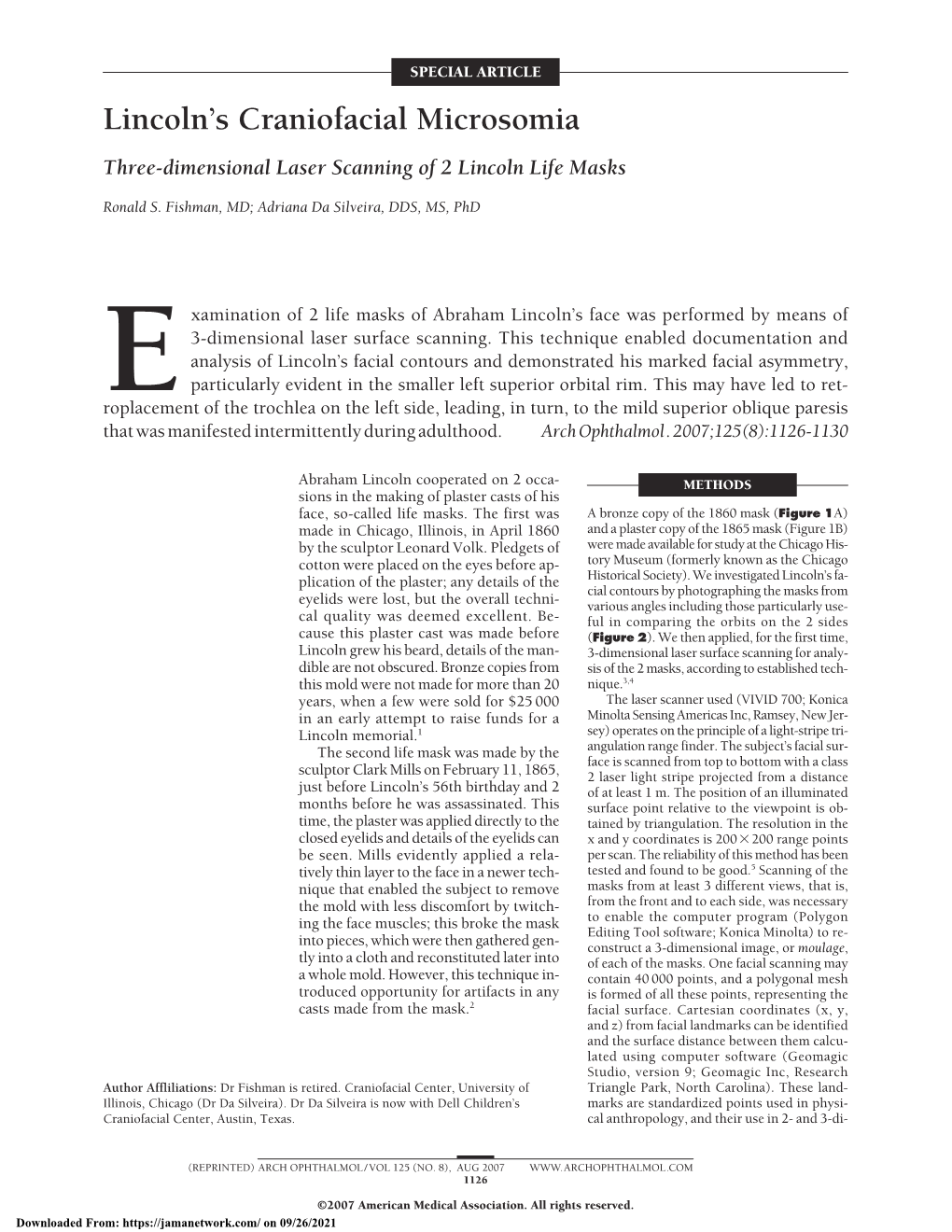 Lincoln's Craniofacial Microsomia: Three