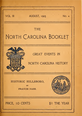 The North Carolina Booklet