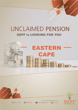 Unclaimed Benefit Eastern Cape