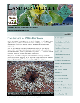 April 2017 Newsletter [PDF 2 MB]Plant Scent: What's That Smell?