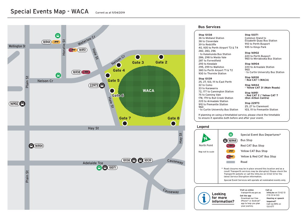 WACA Current As at 11/04/2019