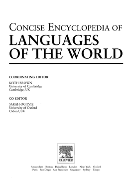 Languages of the World