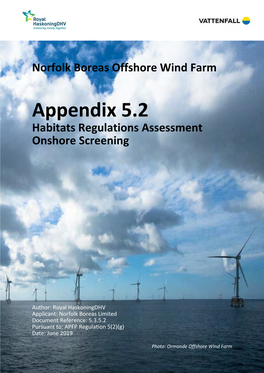 Norfolk Boreas Limited Document Reference: 5.3.5.2 Pursuant To: APFP Regulation 5(2)(G) Date: June 2019