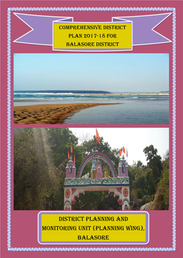 Comprehensive District Plan 2017-18 for Balasore District